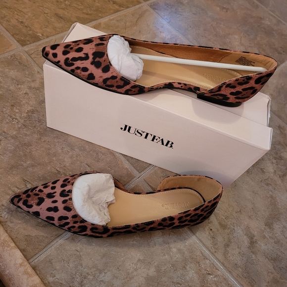 Nib JustFab Byrdi Pointed Toe Flats size 7.5 - Picture 5 of 9